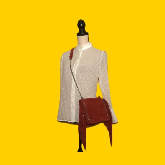Zara Handbags - 🆕 ZARA Buffalo leather crossbody bag
